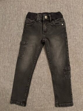 Sergent Major Boys Black Cargo Jeans “Jurassic Period” Size 3 / 98cm